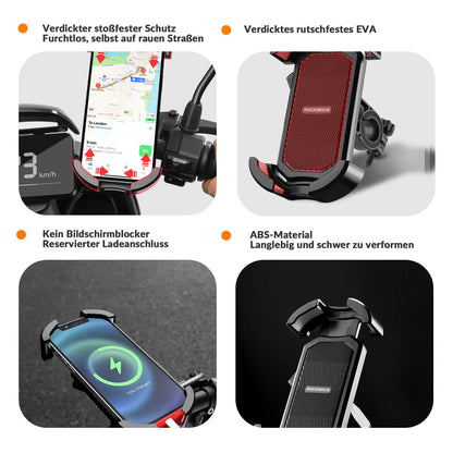 ROCKBROS Handyhalterung Fahrrad Handyhalter Motorrad 360° Drehbar für 4,7 - 7,0 Zoll - Fahrrad Handyhalterung ROCKBROS - EU - NooMii