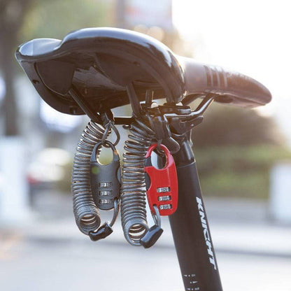 ROCKBROS Helmschloss Kabelschloss Leichtgewichts - Zahlenschloss - Fahrradschloss ROCKBROS - EU - NooMii