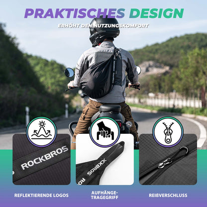 ROCKBROS Helmtasche Motorrad Helmbeutel Einstellbarer Schultergurt - Rucksack ROCKBROS - EU - NooMii