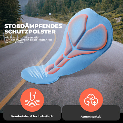 ROCKBROS Herren Fahrradhose Lang Gepolstert Elastisch Atmungsaktiv - Fahrradhose ROCKBROS - EU - NooMii