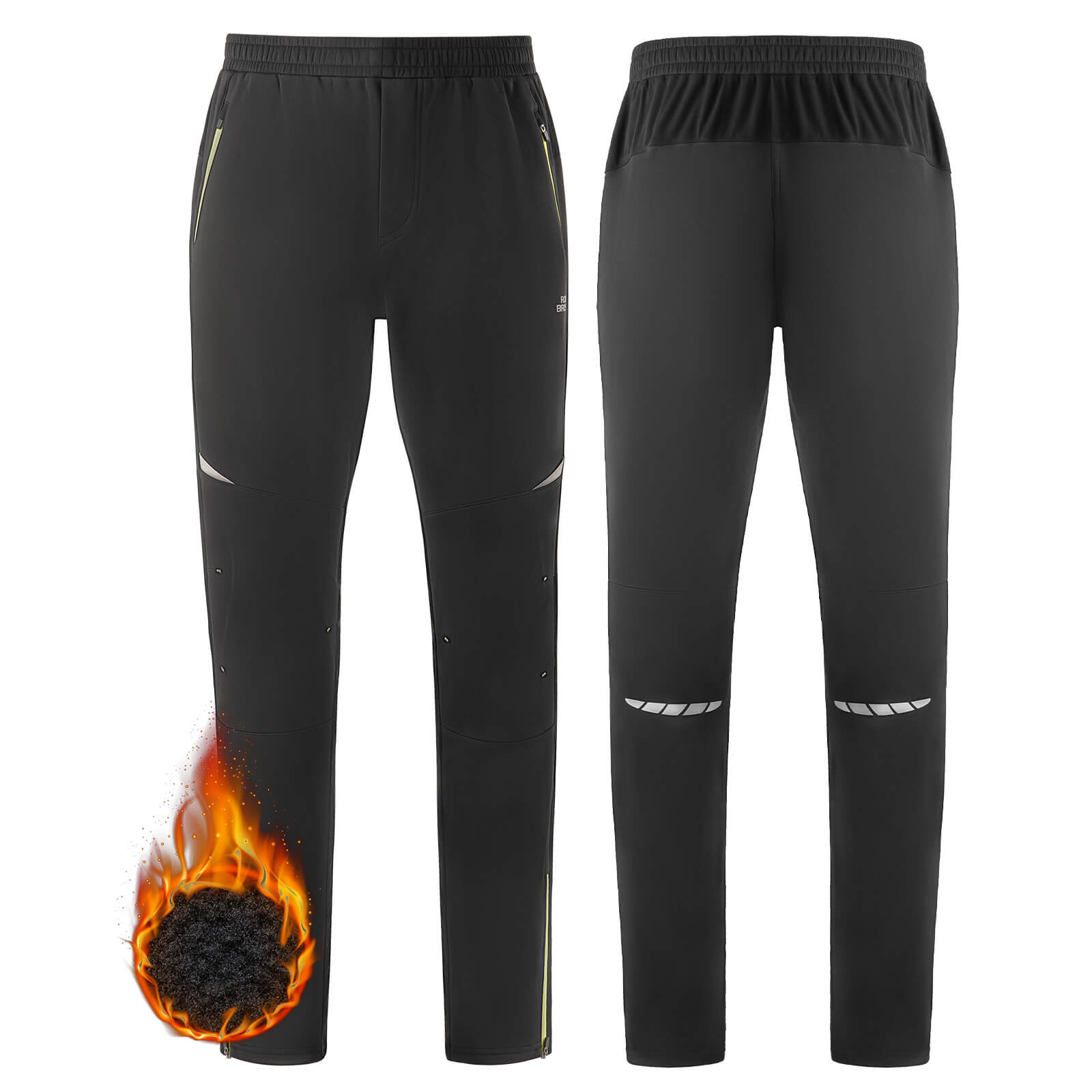 ROCKBROS Herren Fahrradhose Winddicht und Warm für Winter Outdoor - Sport - Fahrradhose ROCKBROS - EU - NooMii
