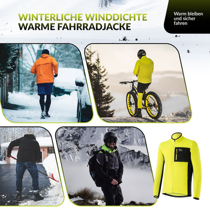 ROCKBROS Herren Fahrradjacke & Hose Set Winter Gelb Winddicht Warm für Outdoor Spor - Fahrradanzug ROCKBROS - EU - NooMii