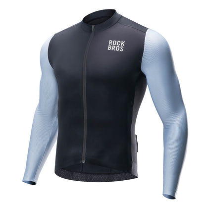 ROCKBROS Herren Langarm - Radtrikot Atmungsaktive Fahrrad Jersey Schnell Trocknend - Fahrradtrikot ROCKBROS - EU - NooMii