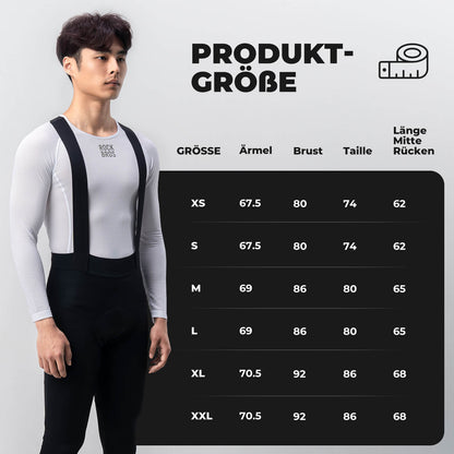 ROCKBROS Herren Langarm - Radtrikot Funktionsshirt Fahrrad Jersey Schnell Trocknen - Funktionsshirt ROCKBROS - EU - NooMii