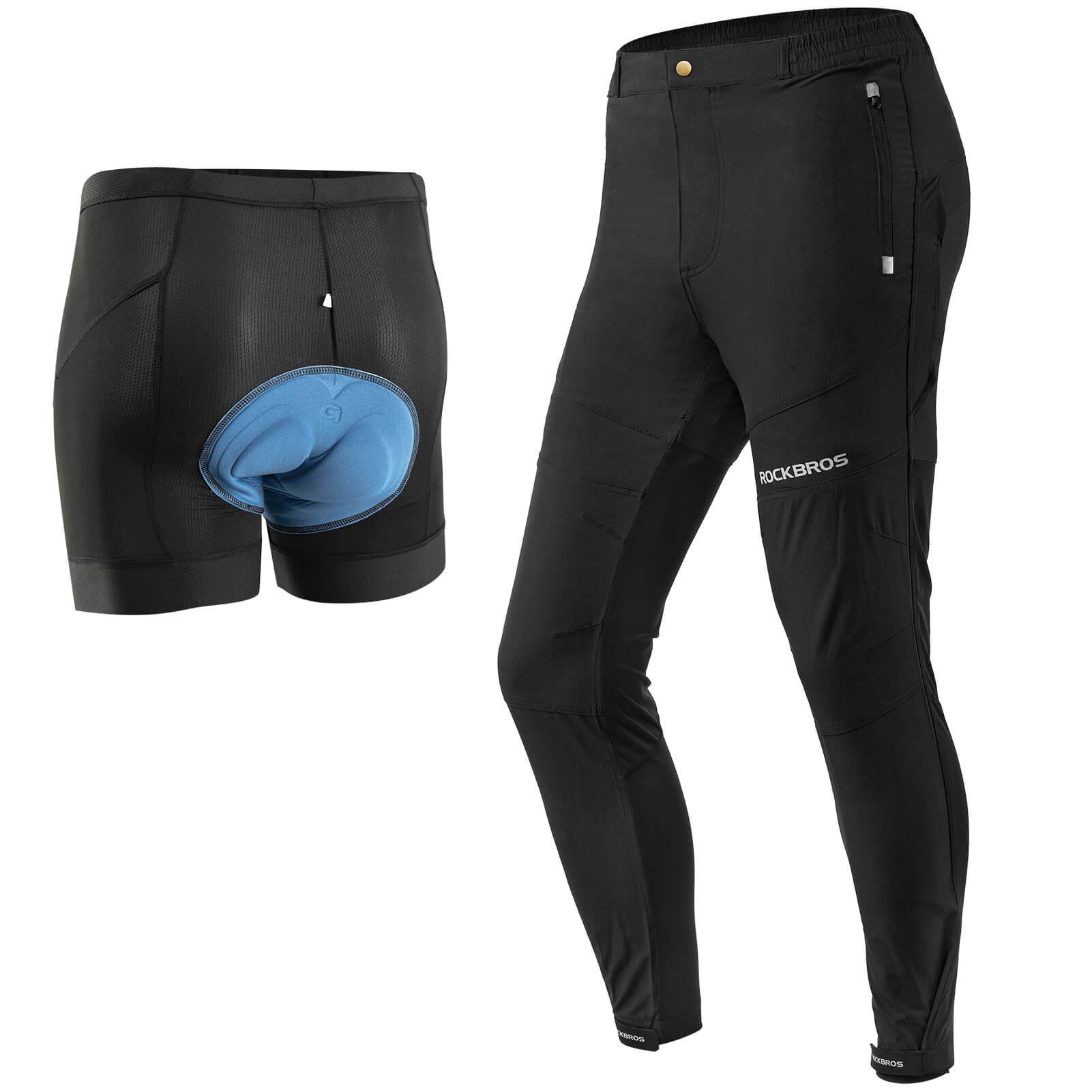 ROCKBROS Herren Radhose mit abnehmbarer gepolsterter - Fahrradhose ROCKBROS - EU - NooMii
