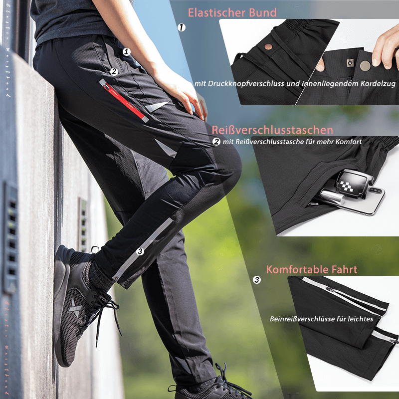 ROCKBROS Herren Radlerhose Atmungsaktiv Lang Fahrradhose M - 4XL - Fahrradhose ROCKBROS - EU - NooMii