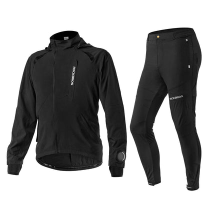 ROCKBROS Herren Softshell Jacke & Hose atmungsaktiv Fahrradanzug - Fahrradanzug ROCKBROS - EU - NooMii
