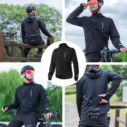 ROCKBROS Herren Softshelljacke atmungsaktiv Fahrradjacke Sommer/Herbst - Fahrradjacke ROCKBROS - EU - NooMii