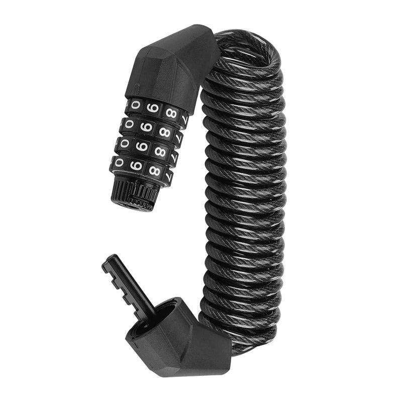 ROCKBROS Kabelschloss Zahlenschloss mit 4 - Steillage Zahlencode - Fahrradschloss ROCKBROS - EU - NooMii