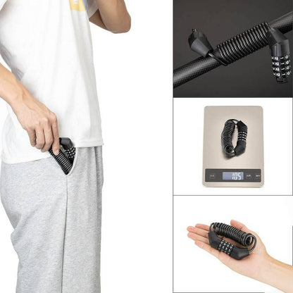 ROCKBROS Kabelschloss Zahlenschloss mit 4 - Steillage Zahlencode - Fahrradschloss ROCKBROS - EU - NooMii