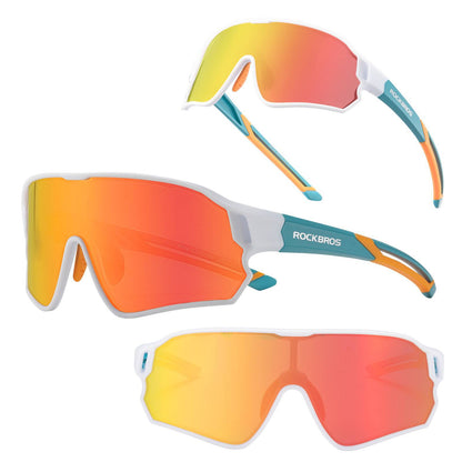 ROCKBROS Kinder Fahrradbrille UV400 - Schutz Polarisierte Sonnenbrille - Fahrradbrille ROCKBROS - EU - NooMii