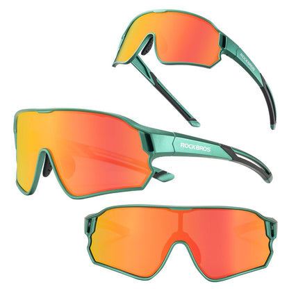 ROCKBROS Kinder Fahrradbrille UV400 - Schutz Polarisierte Sonnenbrille - Fahrradbrille ROCKBROS - EU - NooMii