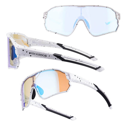 ROCKBROS Kinder Fahrradbrille UV400 - Schutz Selbsttönend Sonnenbrille - Fahrradbrille ROCKBROS - EU - NooMii