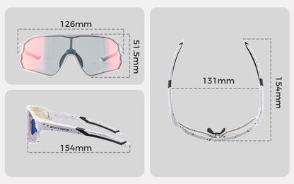 ROCKBROS Kinder Fahrradbrille UV400 - Schutz Selbsttönend Sonnenbrille - Fahrradbrille ROCKBROS - EU - NooMii