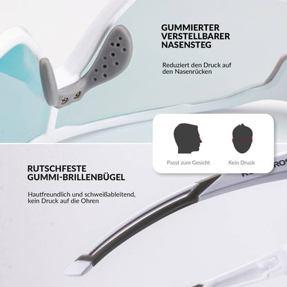 ROCKBROS Kinder Fahrradbrille UV400 - Schutz Selbsttönend Sonnenbrille - Fahrradbrille ROCKBROS - EU - NooMii