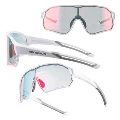 ROCKBROS Kinder Fahrradbrille UV400 - Schutz Selbsttönend Sonnenbrille - Fahrradbrille ROCKBROS - EU - NooMii