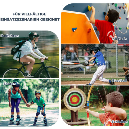 ROCKBROS Kinder Fahrradhandschuhe Atmungsaktiv & Rutschfest Mit SBR - Schutz - Fahrradhandschuhe ROCKBROS - EU - NooMii