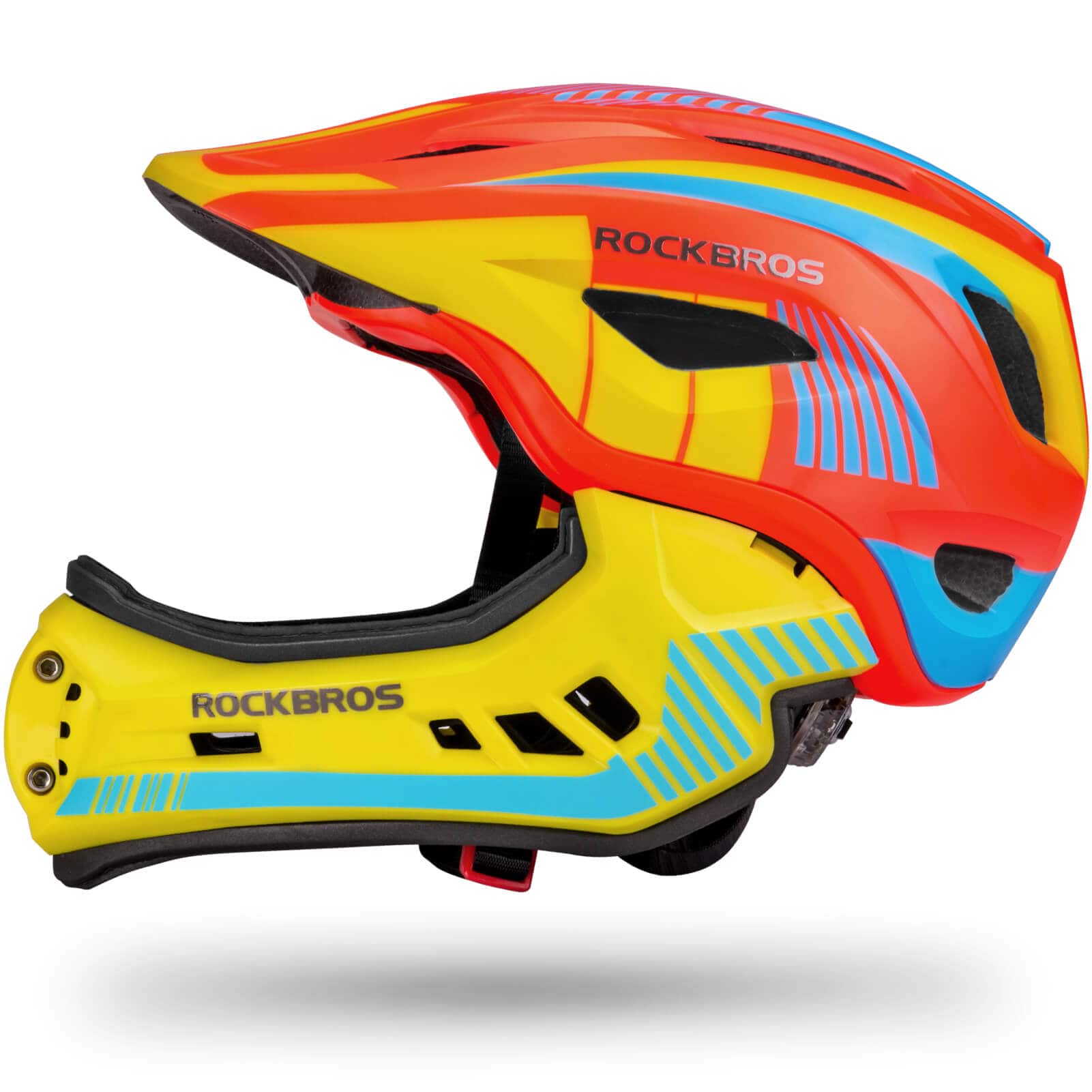 ROCKBROS Kinder helm Integriert Fahrradhelm mit Abnehmbarem Kinnschutz - Helme für Kinder ROCKBROS - EU - NooMii