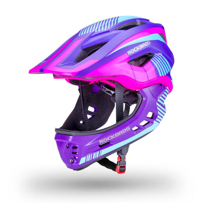 ROCKBROS Kinder helm Integriert Fahrradhelm mit Abnehmbarem Kinnschutz - Helme für Kinder ROCKBROS - EU - NooMii