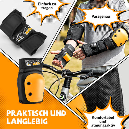 ROCKBROS Kinder Knieschoner 6 - in - 1 Komfort Schoner Set Protektoren Fahrrad Sport - Schoner ROCKBROS - EU - NooMii