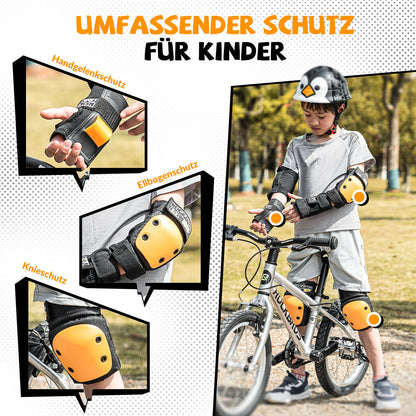 ROCKBROS Kinder Knieschoner 6 - in - 1 Komfort Schoner Set Protektoren Fahrrad Sport - Schoner ROCKBROS - EU - NooMii