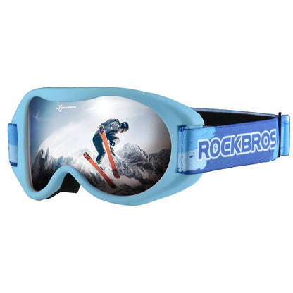 ROCKBROS Kinder Skibrille 100 % UV - Schutz winddicht Ski Schutzbrille - Skibrille ROCKBROS - EU - NooMii
