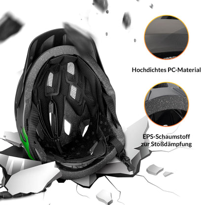 ROCKBROS Kinderhelm BMX MTB Downhill Helm mit Abnehmbarem Kinnschutz und Krempe - Helme für Kinder ROCKBROS - EU - NooMii