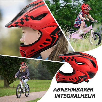 ROCKBROS Kinderhelm Integralhelm mit Abnehmbare Kinnschutz für Jungen/Mädchen - Helme für Kinder ROCKBROS - EU - NooMii