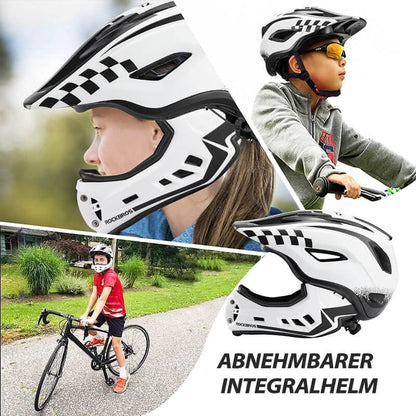 ROCKBROS Kinderhelm Integralhelm mit Abnehmbare Kinnschutz für Jungen/Mädchen - Helme für Kinder ROCKBROS - EU - NooMii