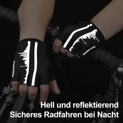 ROCKBROS Kurz Fahrradhandschuhe SBR Stoßdämpfend rutschfest Unisex - Fahrradhandschuhe ROCKBROS - EU - NooMii