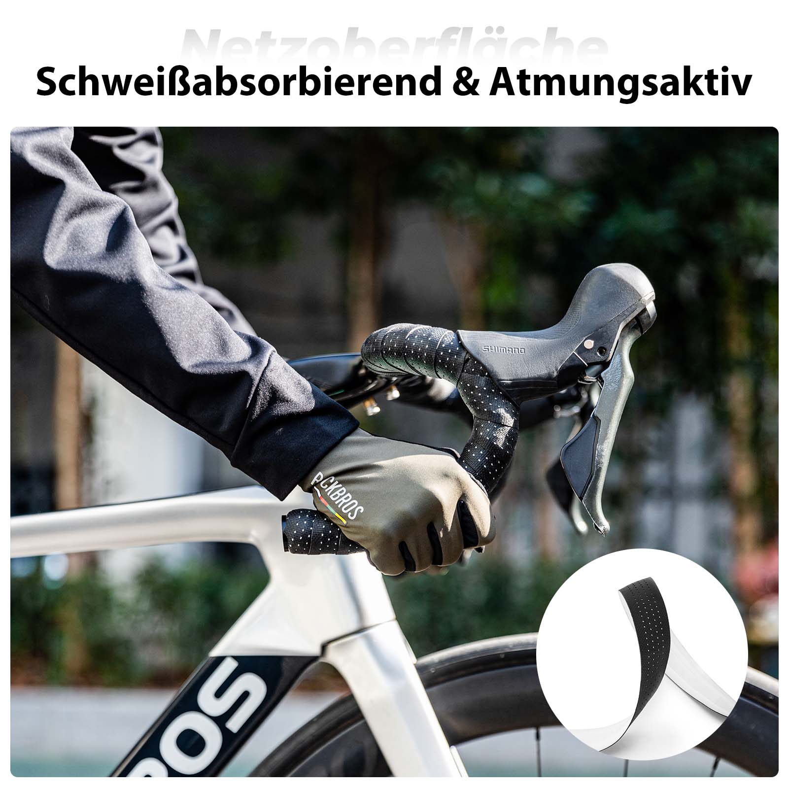 ROCKBROS Lenkerband Rennrad Rutschfest Stoßdämpfer Griffband 2 Rollen - Lenkerband ROCKBROS - EU - NooMii