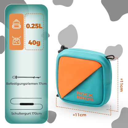 ROCKBROS Mini Fahrrad Satteltasche Fahrradtasche Geldbörse mit Gurt 0,25L - Fahrradtaschen ROCKBROS - EU - NooMii