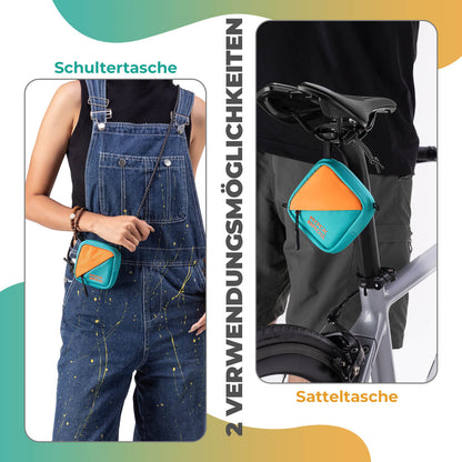 ROCKBROS Mini Fahrrad Satteltasche Fahrradtasche Geldbörse mit Gurt 0,25L - Fahrradtaschen ROCKBROS - EU - NooMii