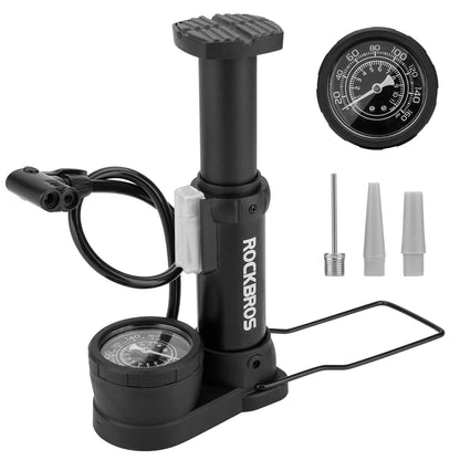 ROCKBROS Mini Fußpumpen Luftpumpe mit Manometer - Fahrrad Luftpumpen ROCKBROS - EU - NooMii