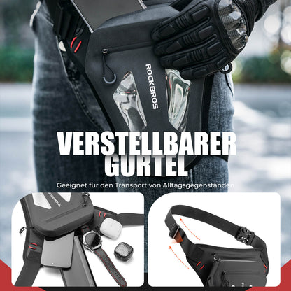 ROCKBROS Motorrad Beintasche Beinbeutel Hüfttasche mit Schultergurte - Motorradtaschen ROCKBROS - EU - NooMii