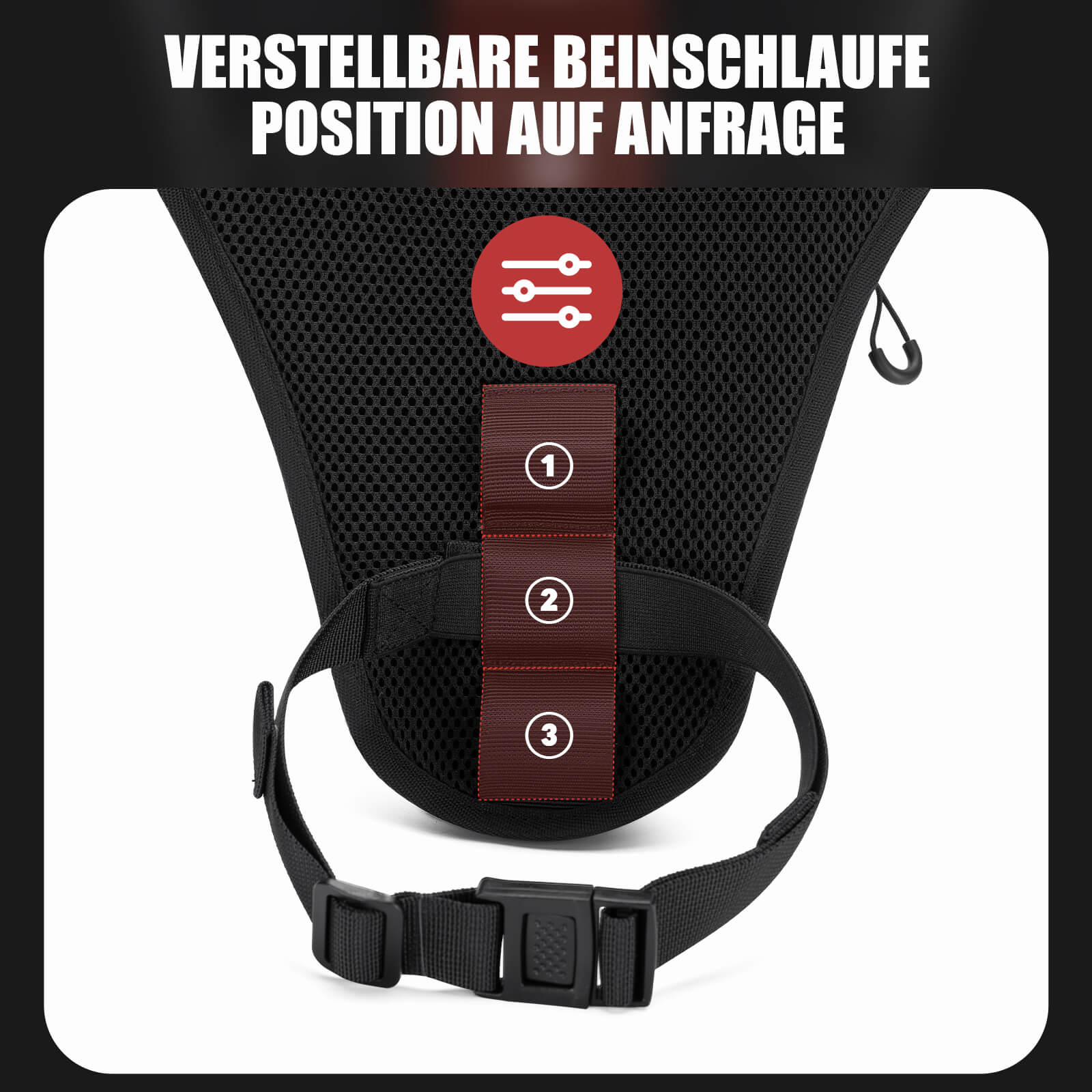 ROCKBROS Motorrad Beintasche Beinbeutel Hüfttasche mit Schultergurte - Motorradtaschen ROCKBROS - EU - NooMii
