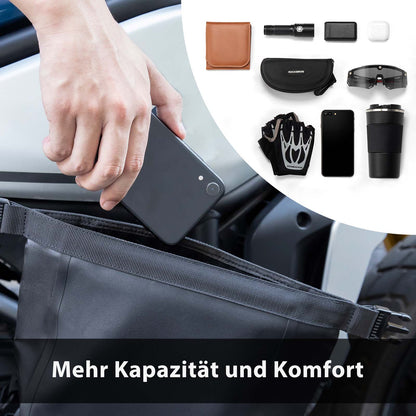 ROCKBROS Motorrad Seitentasche wasserdicht Gepäckträgertasche 5L Schwarz - Motorradtaschen ROCKBROS - EU - NooMii