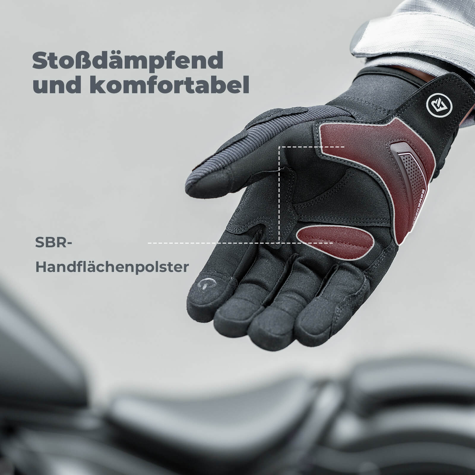 ROCKBROS Motorradhandschuhe Atmungsaktiv Handschuhe Touchscreen - Fahrradhandschuhe ROCKBROS - EU - NooMii
