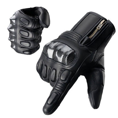 ROCKBROS Motorradhandschuhe Touchscreen Leder Vollfinger Handschuhe Amtungsaktiv - Motorradhandschuhe ROCKBROS - EU - NooMii