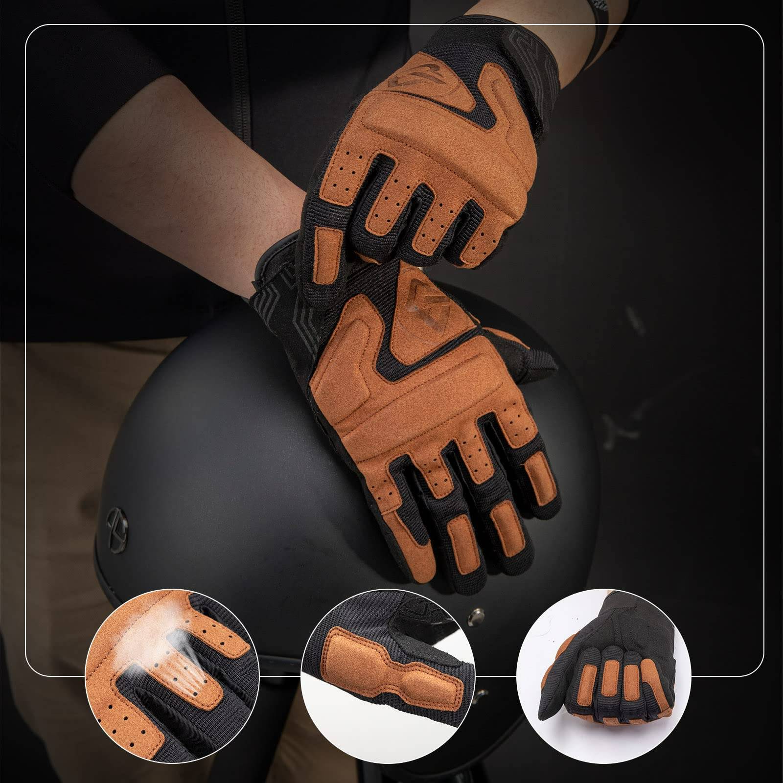ROCKBROS Motorradhandschuhe Winddichte Touchscreen Herren Handschuhe - Fahrradhandschuhe ROCKBROS - EU - NooMii