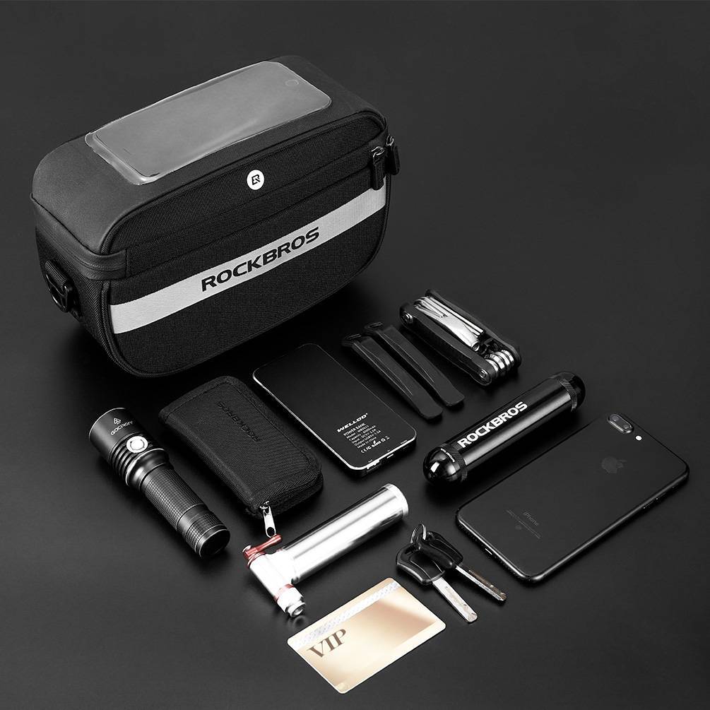 ROCKBROS multifunktional Fahrrad Lenkertasche mit PVC - Touchscreen und Schultergurt - Fahrradtaschen ROCKBROS - EU - NooMii