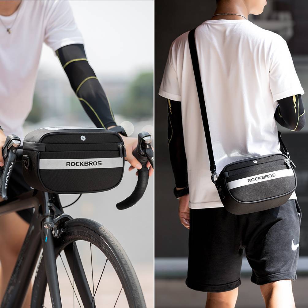 ROCKBROS multifunktional Fahrrad Lenkertasche mit PVC - Touchscreen und Schultergurt - Fahrradtaschen ROCKBROS - EU - NooMii