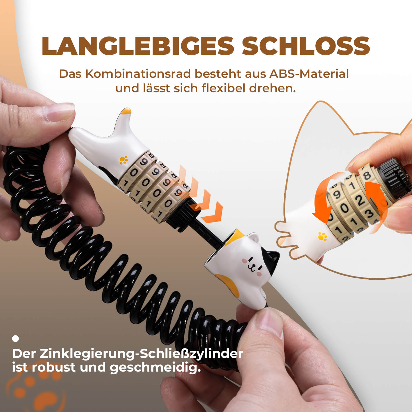 ROCKBROS Multifunktional Fahrradschloss Kinder Zahlenschloss Helmschloss - Fahrradschloss ROCKBROS - EU - NooMii