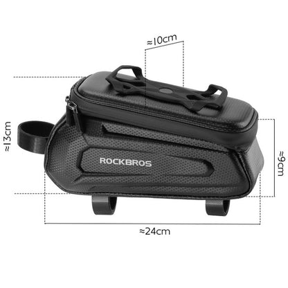 ROCKBROS Oberrohrtasche Handytasche Wasserdichte Fahrradtasche 6,5 Zoll - Fahrradtaschen ROCKBROS - EU - NooMii