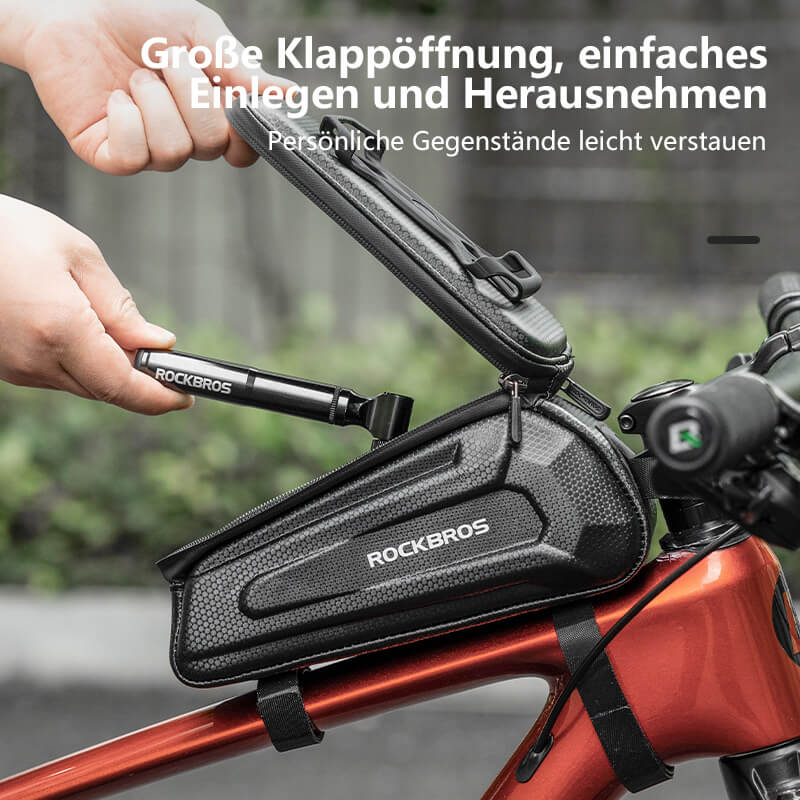 ROCKBROS Oberrohrtasche Handytasche Wasserdichte Fahrradtasche 6,5 Zoll - Fahrradtaschen ROCKBROS - EU - NooMii