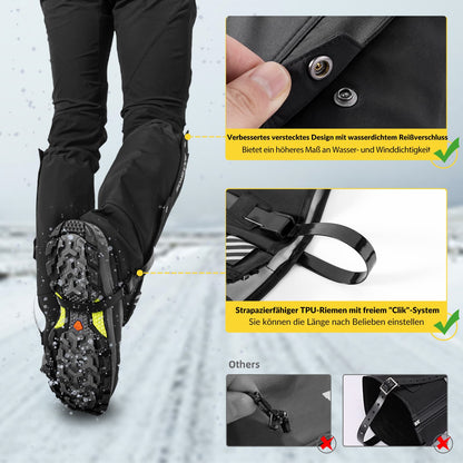 ROCKBROS Outdoor Gamaschen wasserdichte Schnee Gaiter für Herren Damen - Fahrrad Überschuhe ROCKBROS - EU - NooMii