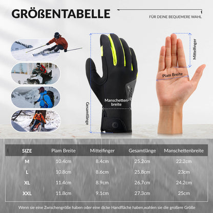 ROCKBROS Outdoor Thermo Handschuhe für Radfahren & Ski mit Touchscreen - funktion - Fahrradhandschuhe ROCKBROS - EU - NooMii