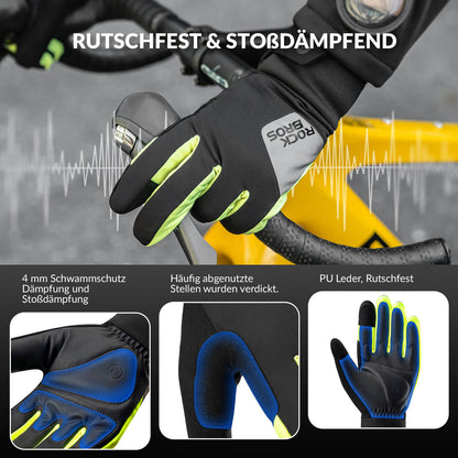 ROCKBROS Outdoor Thermo Handschuhe für Radfahren & Ski mit Touchscreen - funktion - Fahrradhandschuhe ROCKBROS - EU - NooMii
