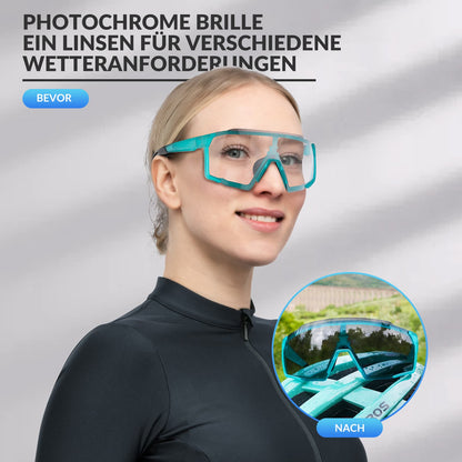 ROCKBROS Photochrome Brille HD Fahrradbrille für Outdoor - Aktivitäten Blau - Fahrradbrille ROCKBROS - EU - NooMii