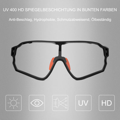 ROCKBROS Photochrome Sonnenbrille Fahrradbrille UV400 - Schutz Unisex - Fahrradbrille ROCKBROS - EU - NooMii
